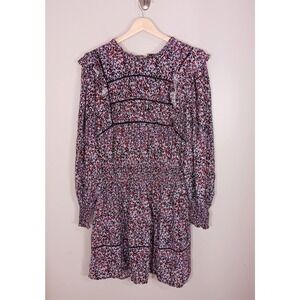 Rails Boho Floral Cottagecore Prairiecore Romanic Feminine Midi Dress Size L